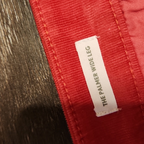 ❤️ LOFT CORDUROY HIGH RISE WIDE LEG PALMER PANTS, PINK, 14 (32) - Picture 8 of 10